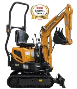 Yellow Kato-HD9V5-Mini-Excavator