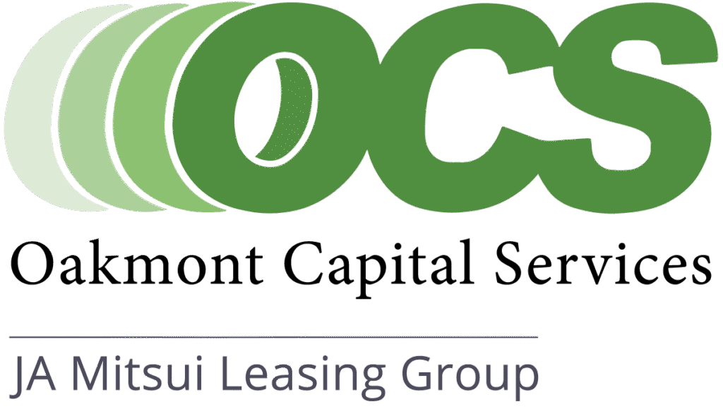 a green logo with black background
