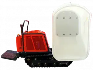 a small red and black concrete buggy